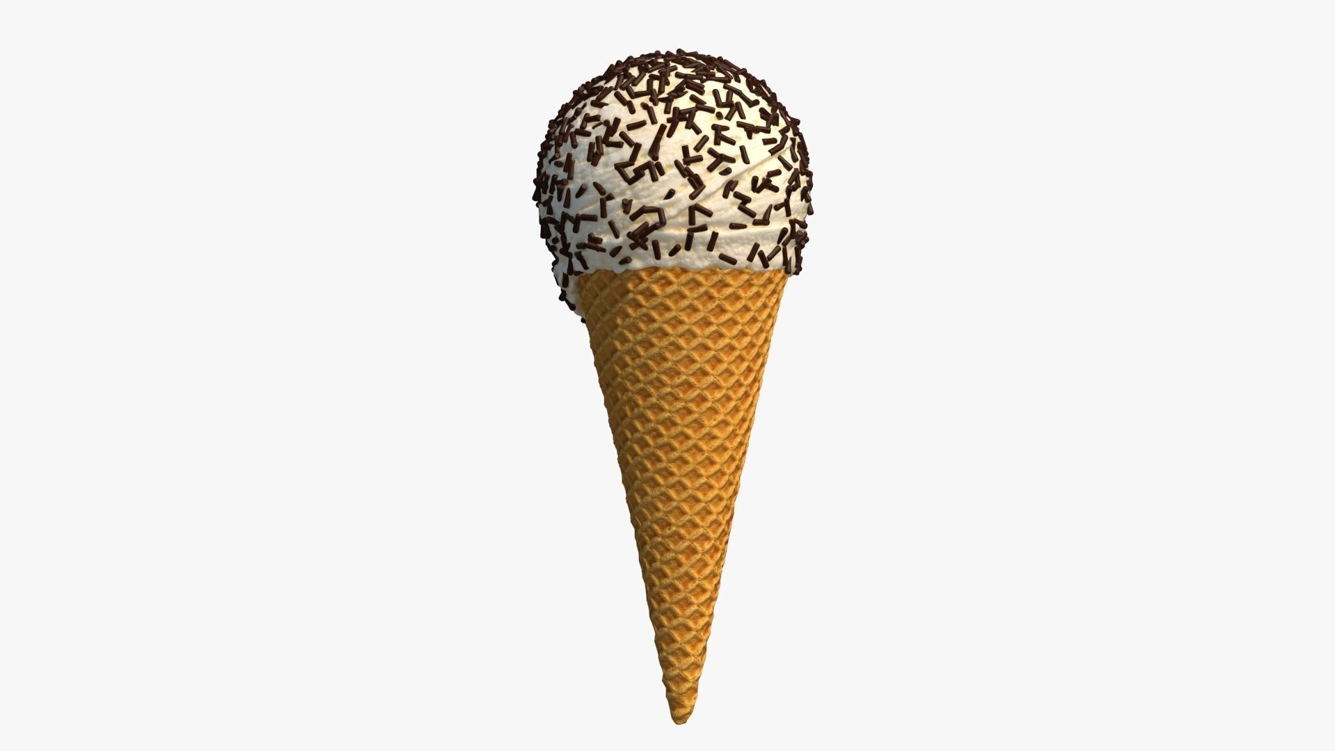 Ice Cream Cone With Toppings Collection _17