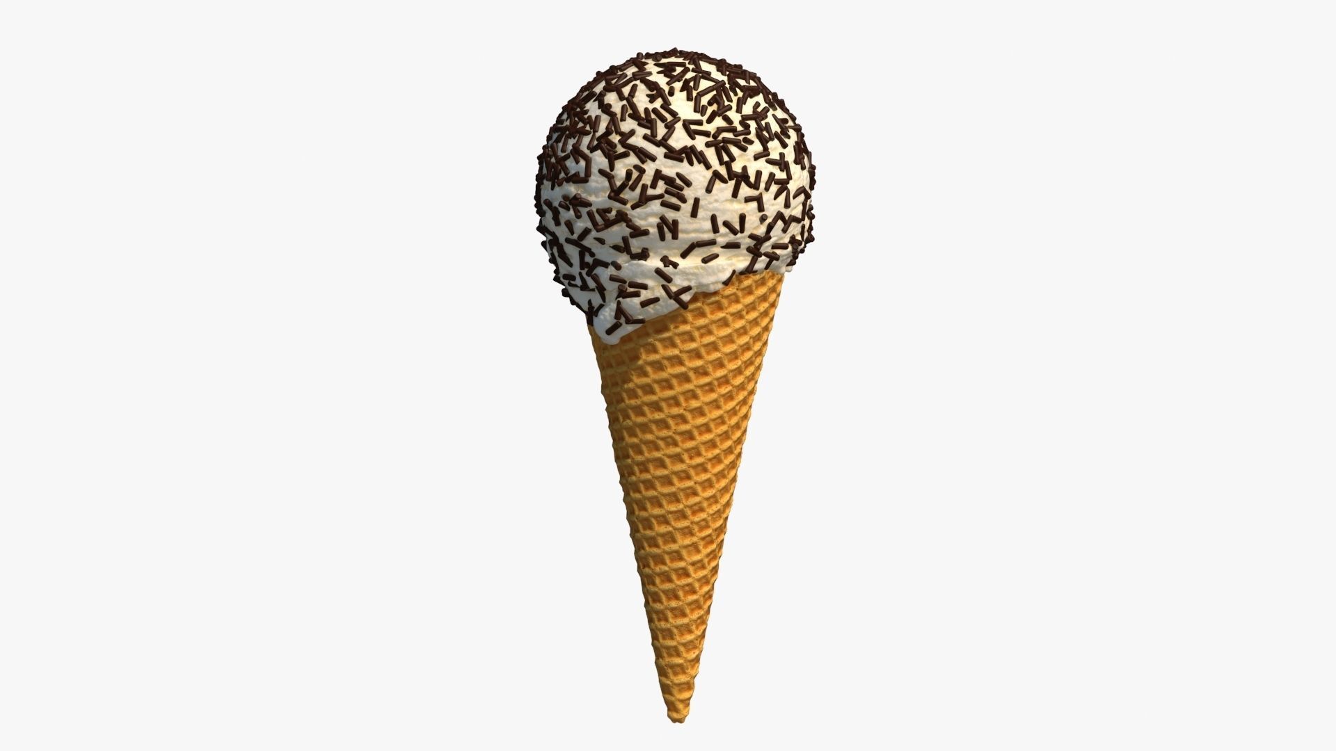 Ice Cream Cone With Toppings Collection _15
