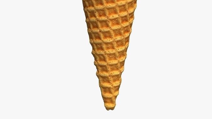 Ice Cream Cone With Toppings Collection 3D Model Pack 7