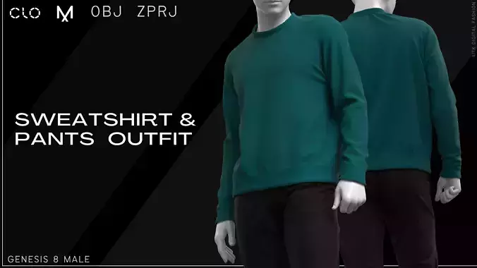 Sweatshirt and Pants outfit