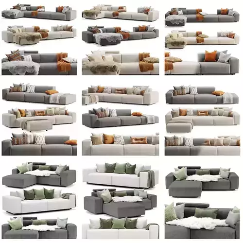 Vitra Soft Modular Sofa Collection 