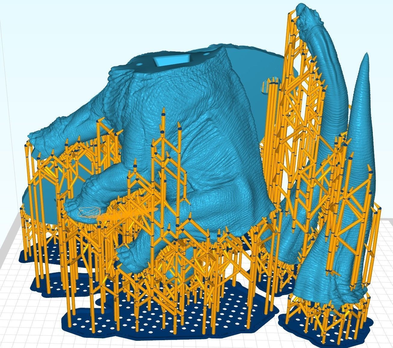 Brachiosaurus 3D print ready 3D print model_8
