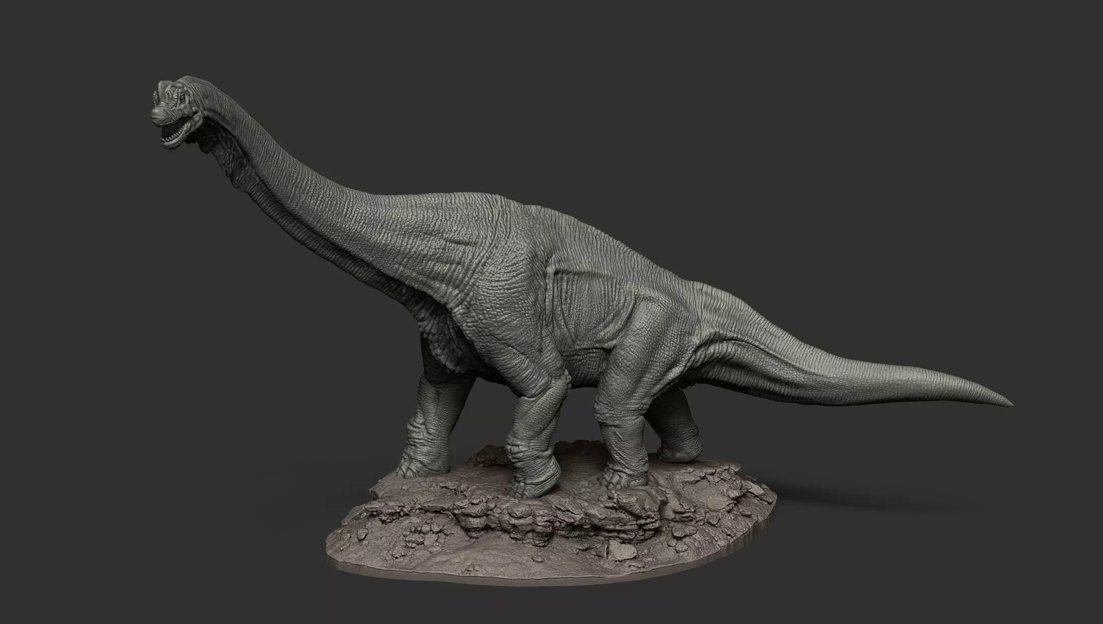 Brachiosaurus 3D print ready 3D print model_0