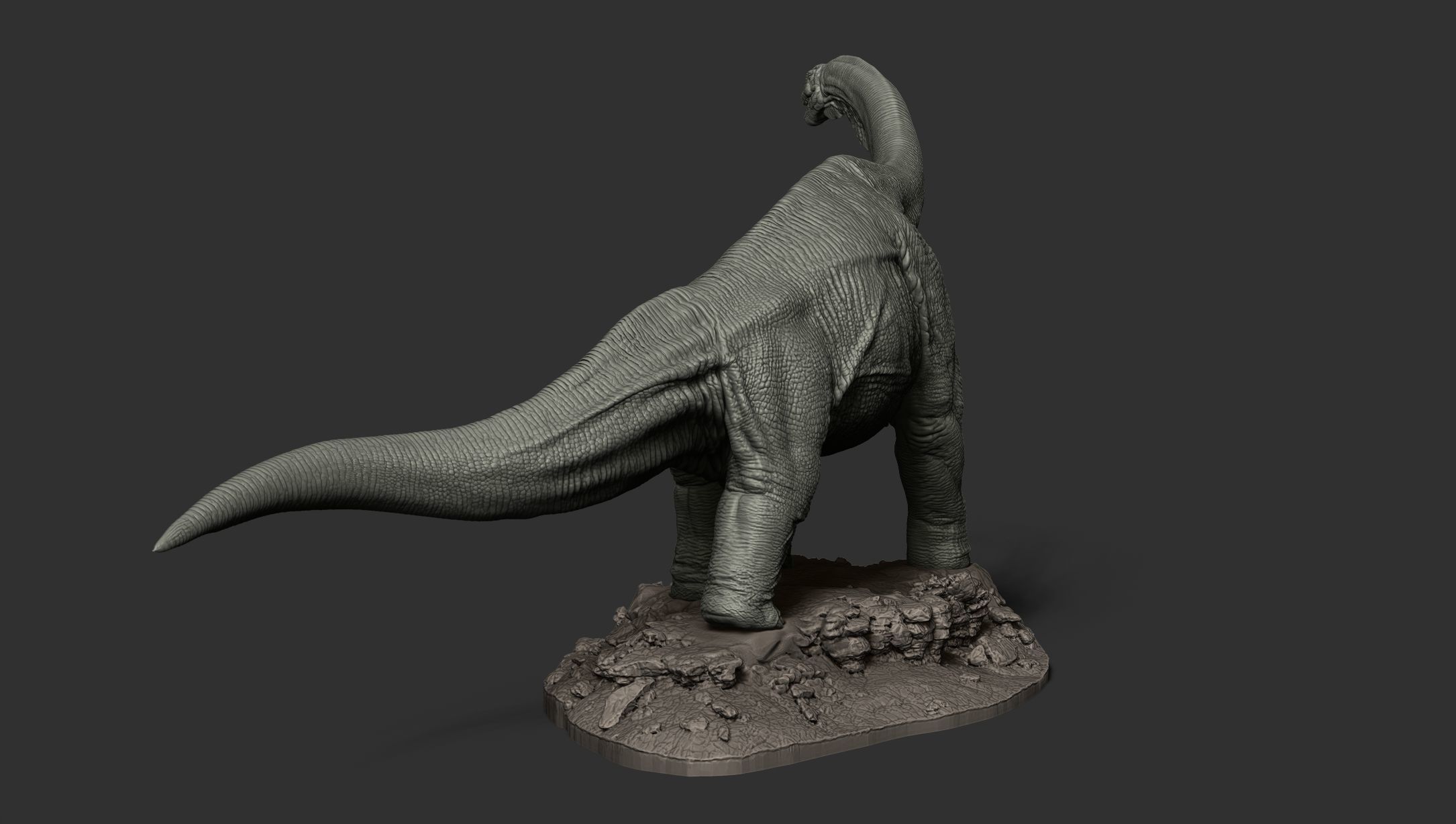 Brachiosaurus 3D print ready 3D print model_4