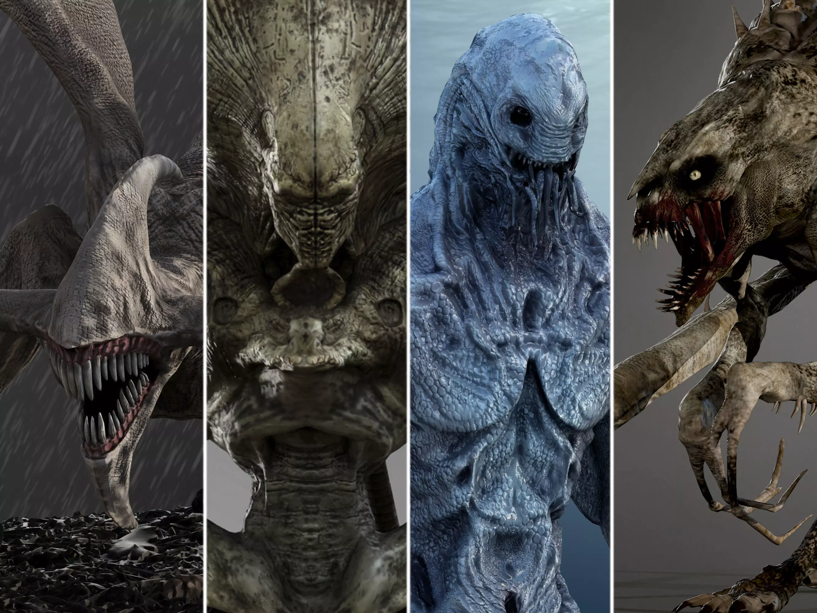 Aliens from movies pack 3D Model Collection_0