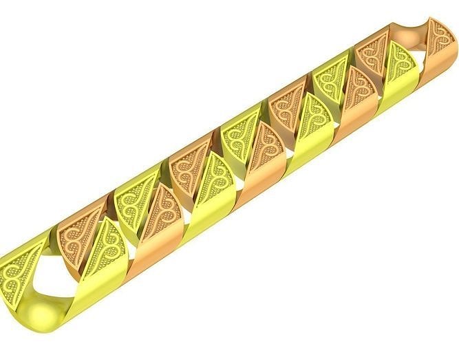 cuban korean men bracelets 4193 3D print model