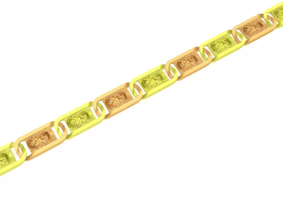 Luxury Decorative Chain Bar Jewelry 3D Model 4195 3D print model