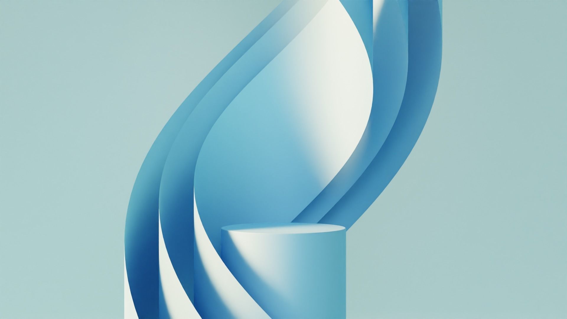 Display Podium Low-poly 3D model_1