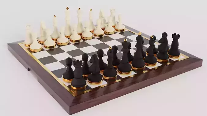 Chess Set board with pieces