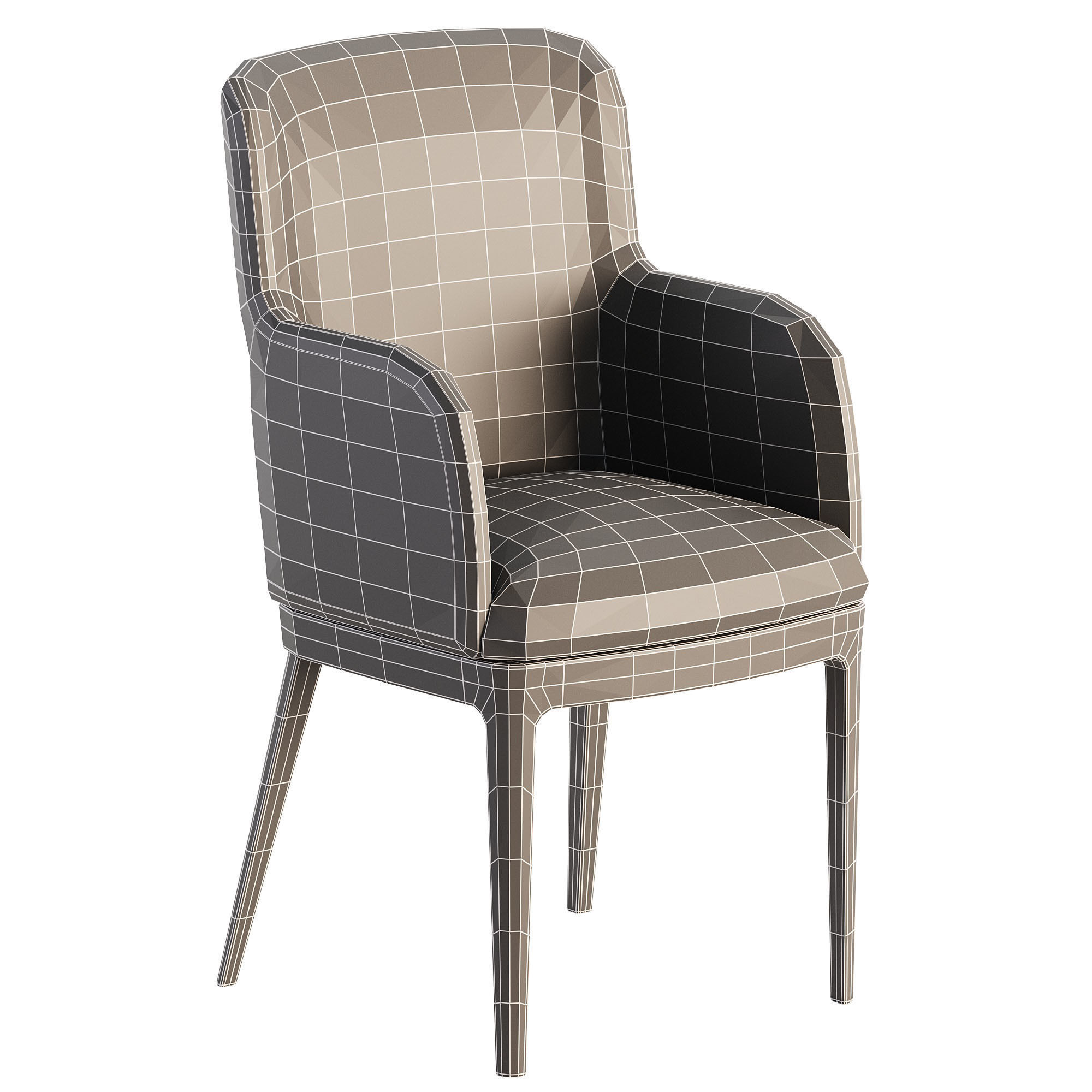 Margot Dining Chair Bontempi 3D model_6