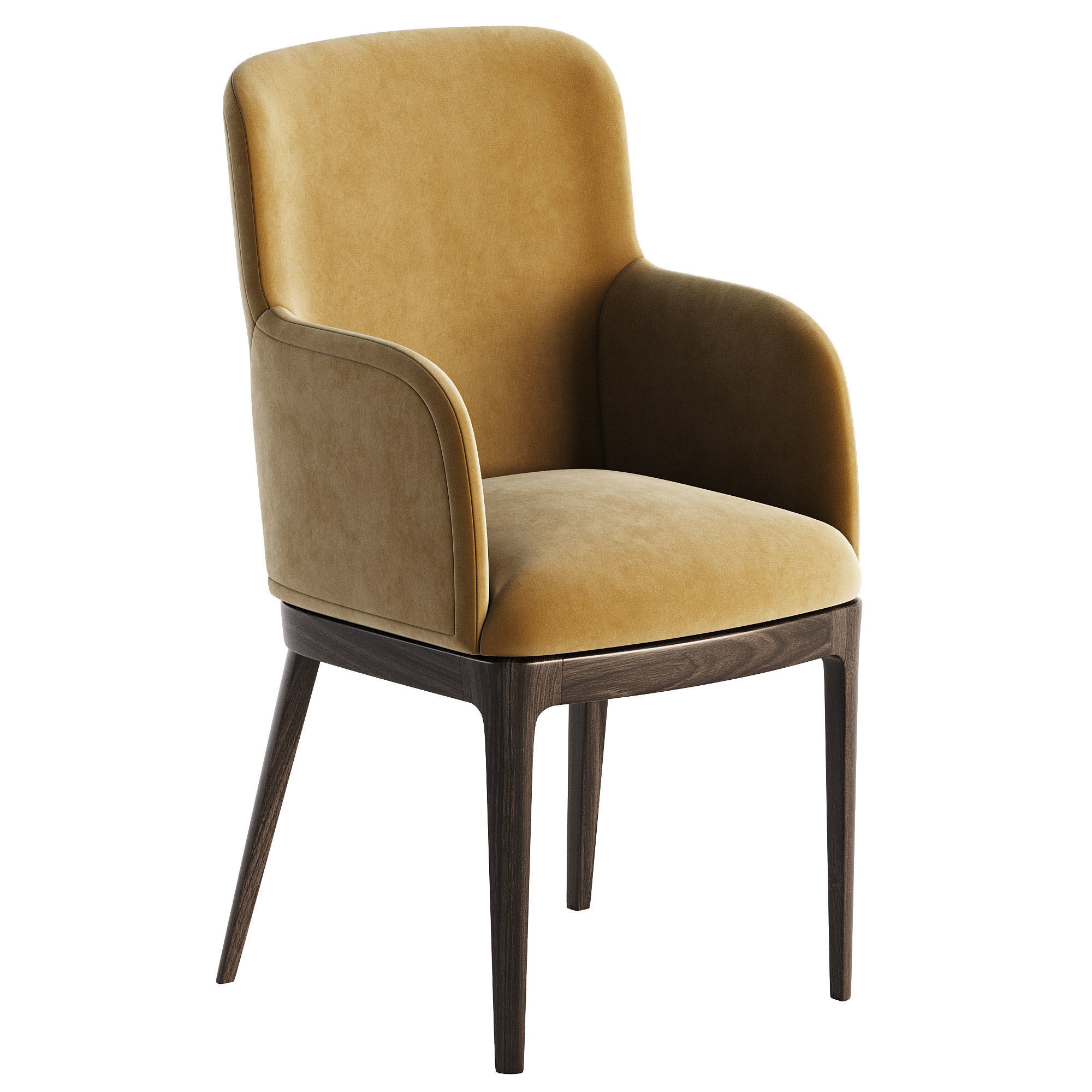 Margot Dining Chair Bontempi 3D model_2