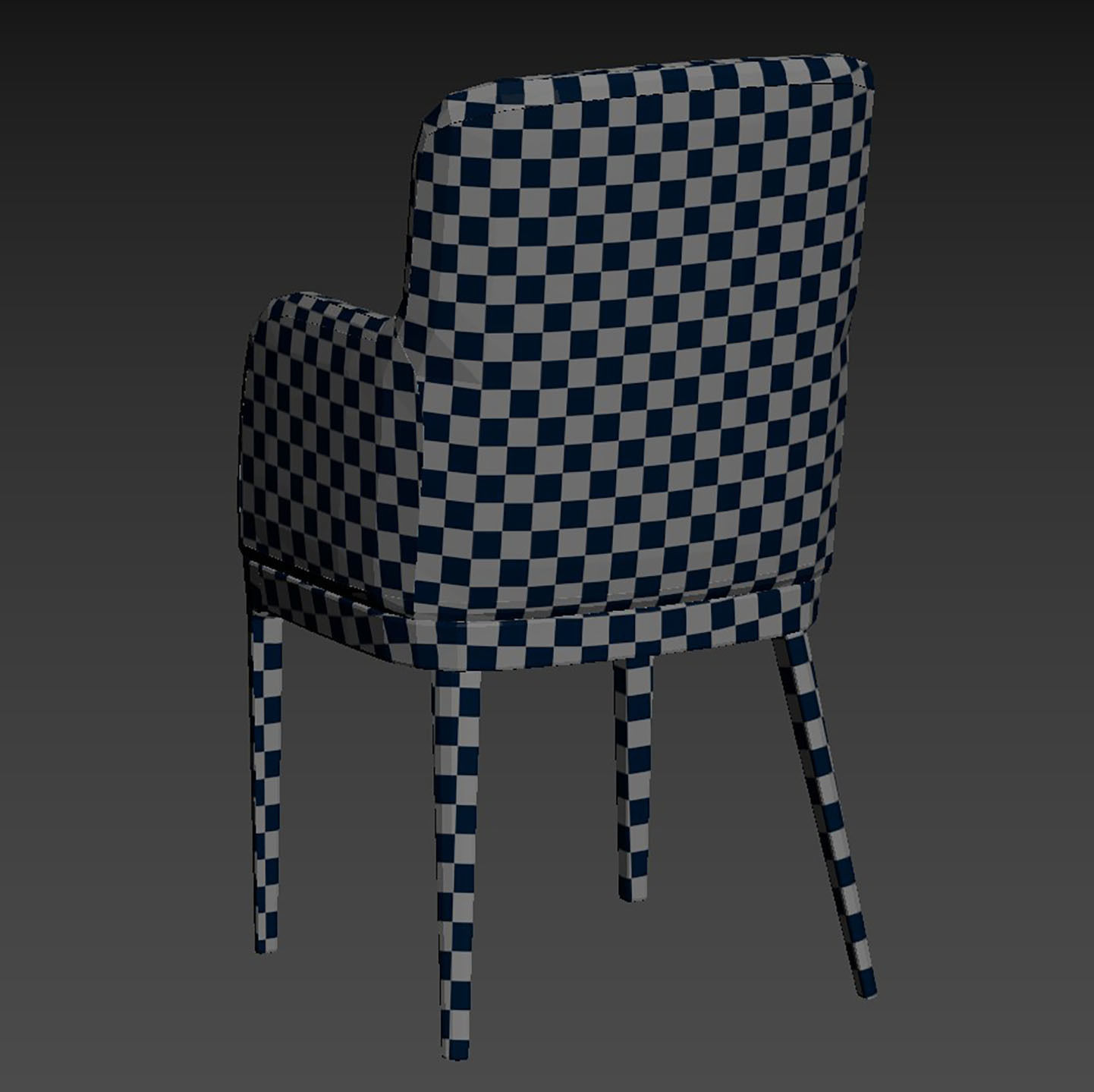 Margot Dining Chair Bontempi 3D model_9