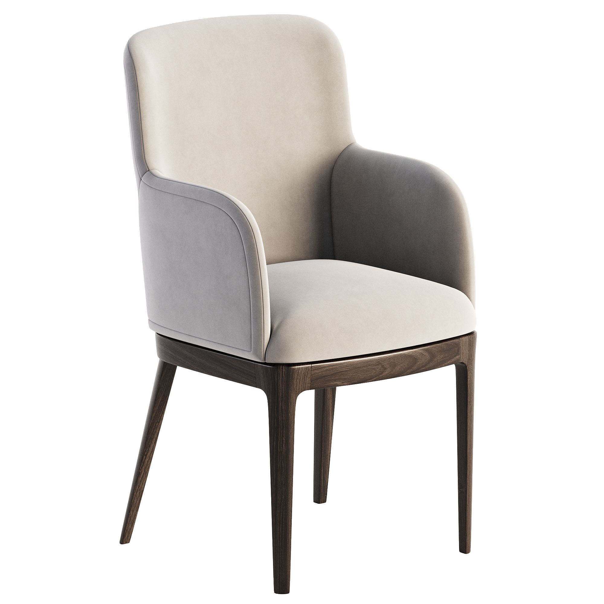 Margot Dining Chair Bontempi 3D model_1