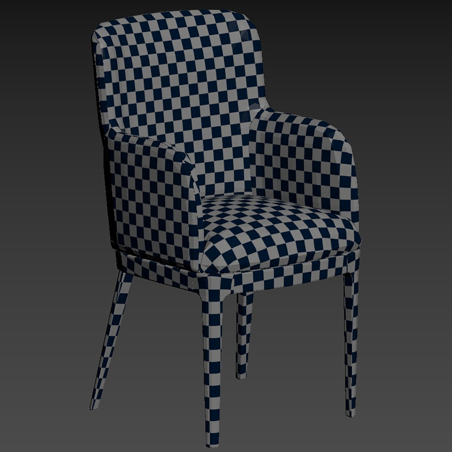 Margot Dining Chair Bontempi 3D model_8