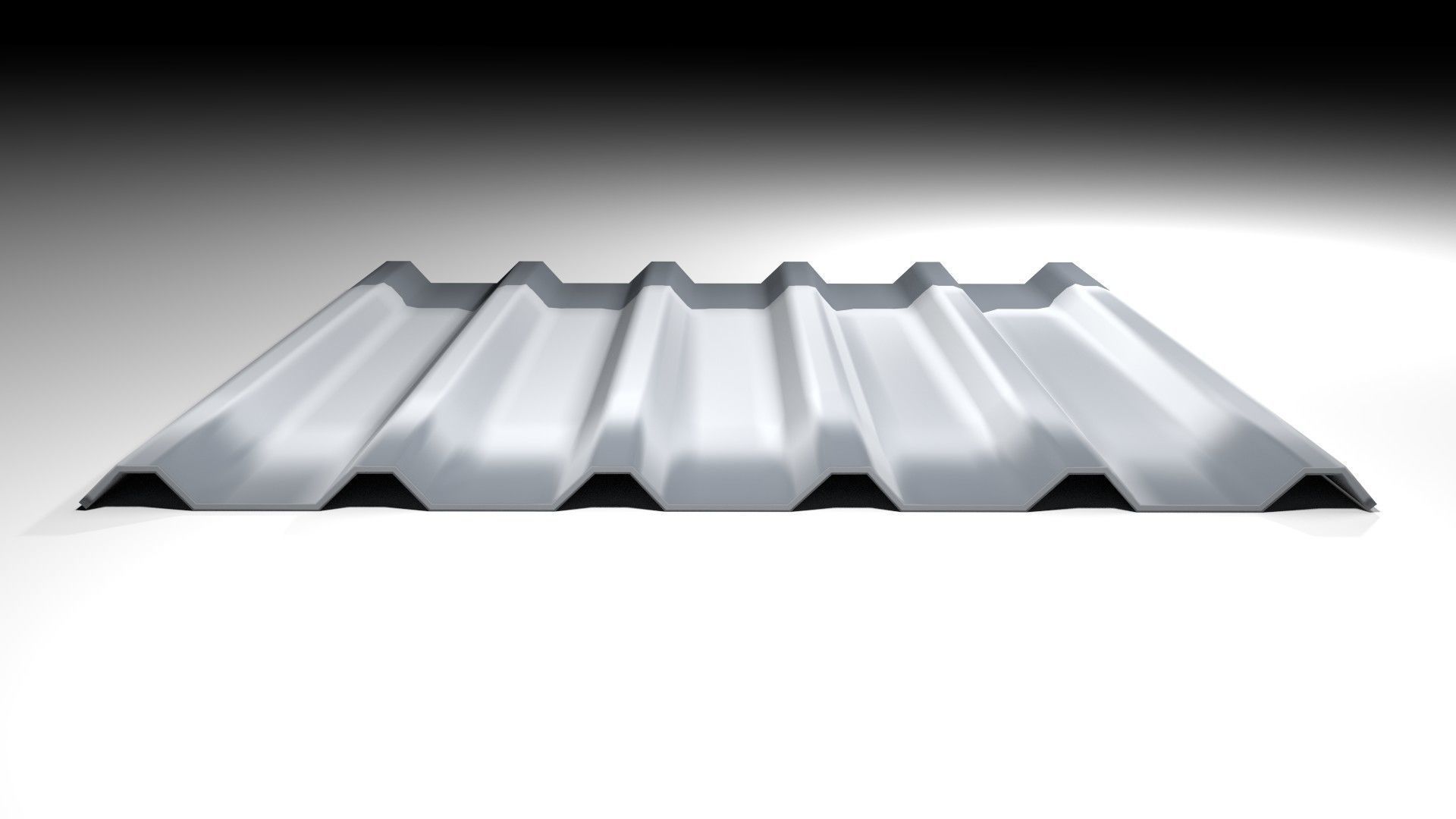 Roof Wall Profile 3D model_1