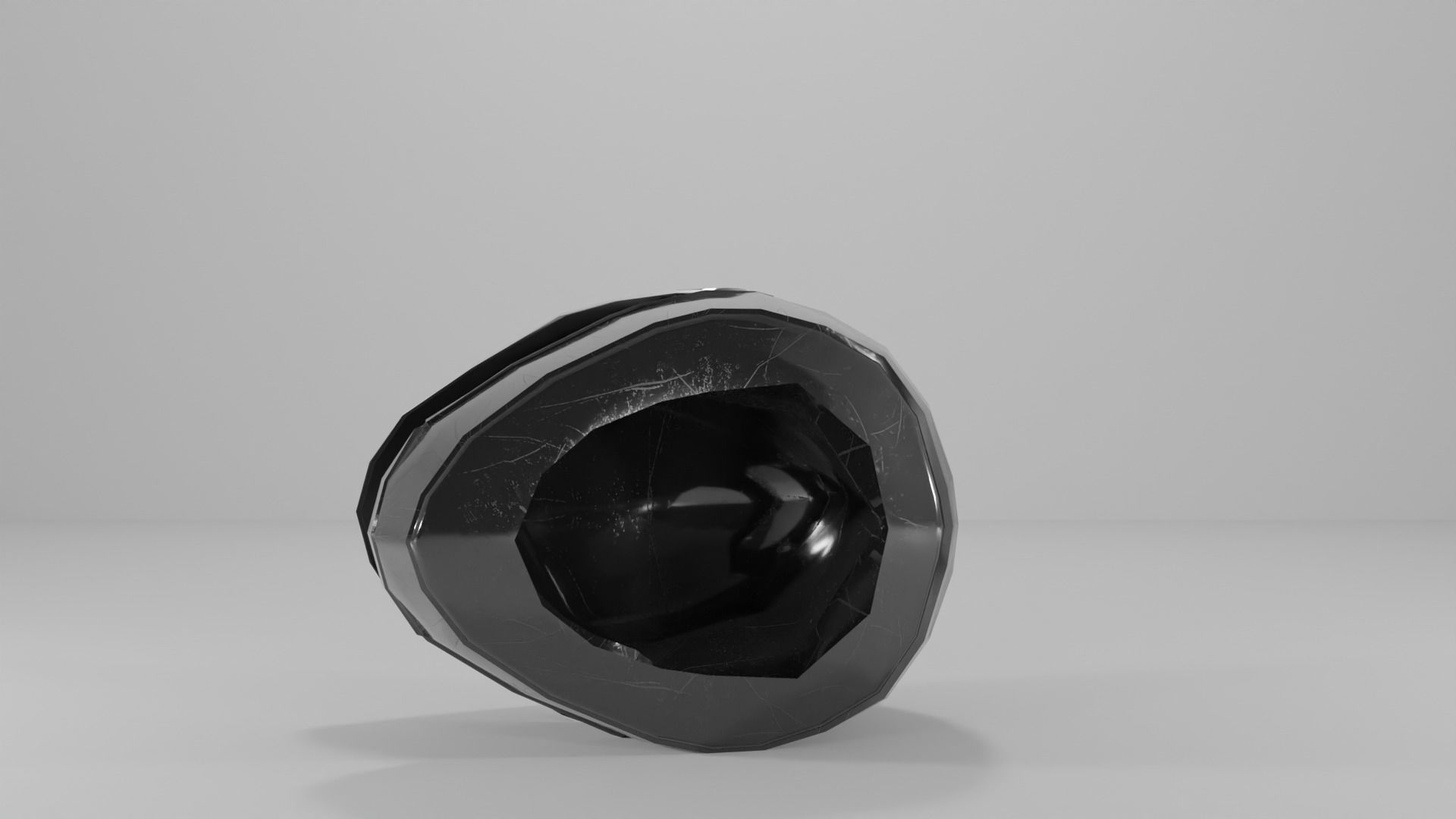 motorcycle helmet Low-poly 3D model_8