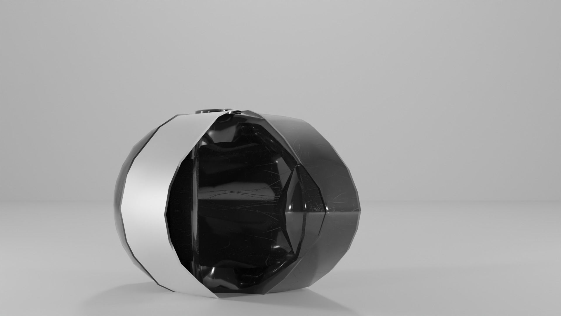 motorcycle helmet Low-poly 3D model_5