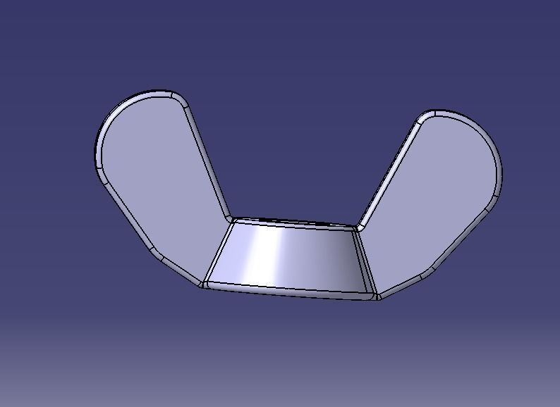 M3 Wing Nuts 3D print model_24