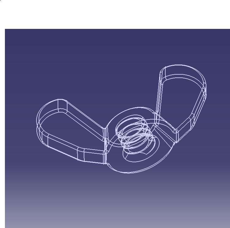M3 Wing Nuts 3D print model_23