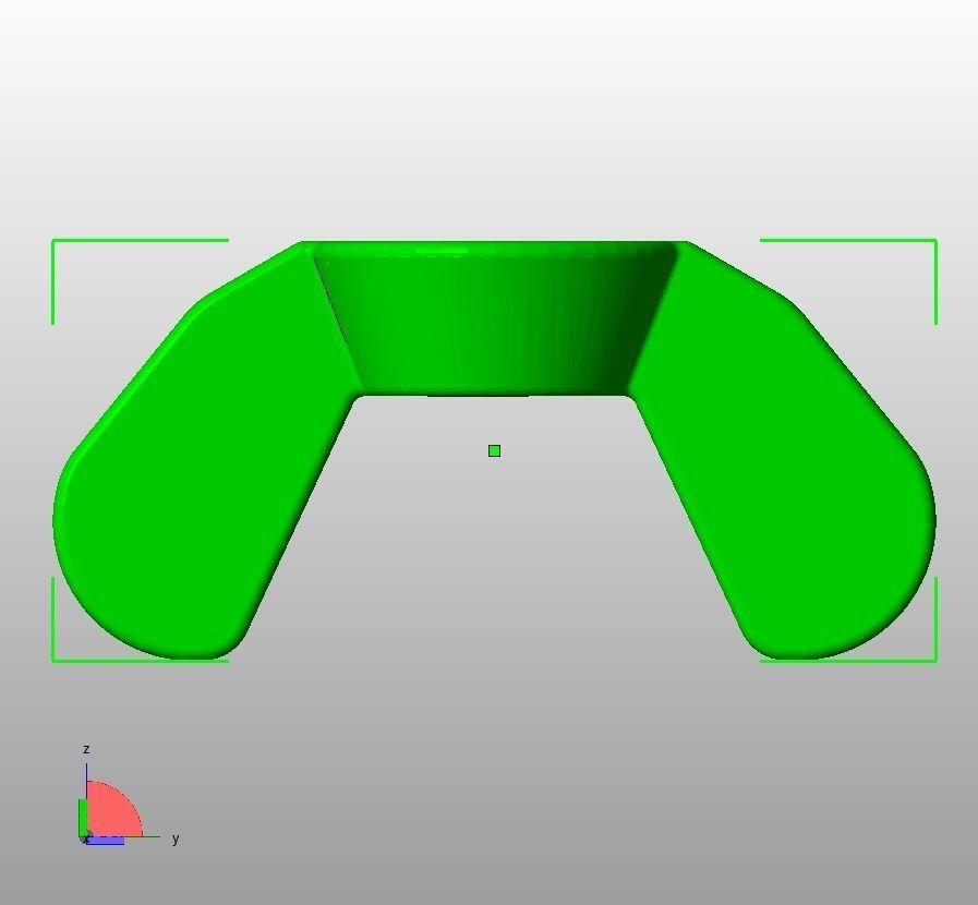 M3 Wing Nuts 3D print model_27