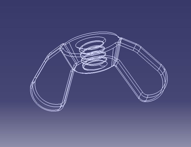 M3 Wing Nuts 3D print model_19