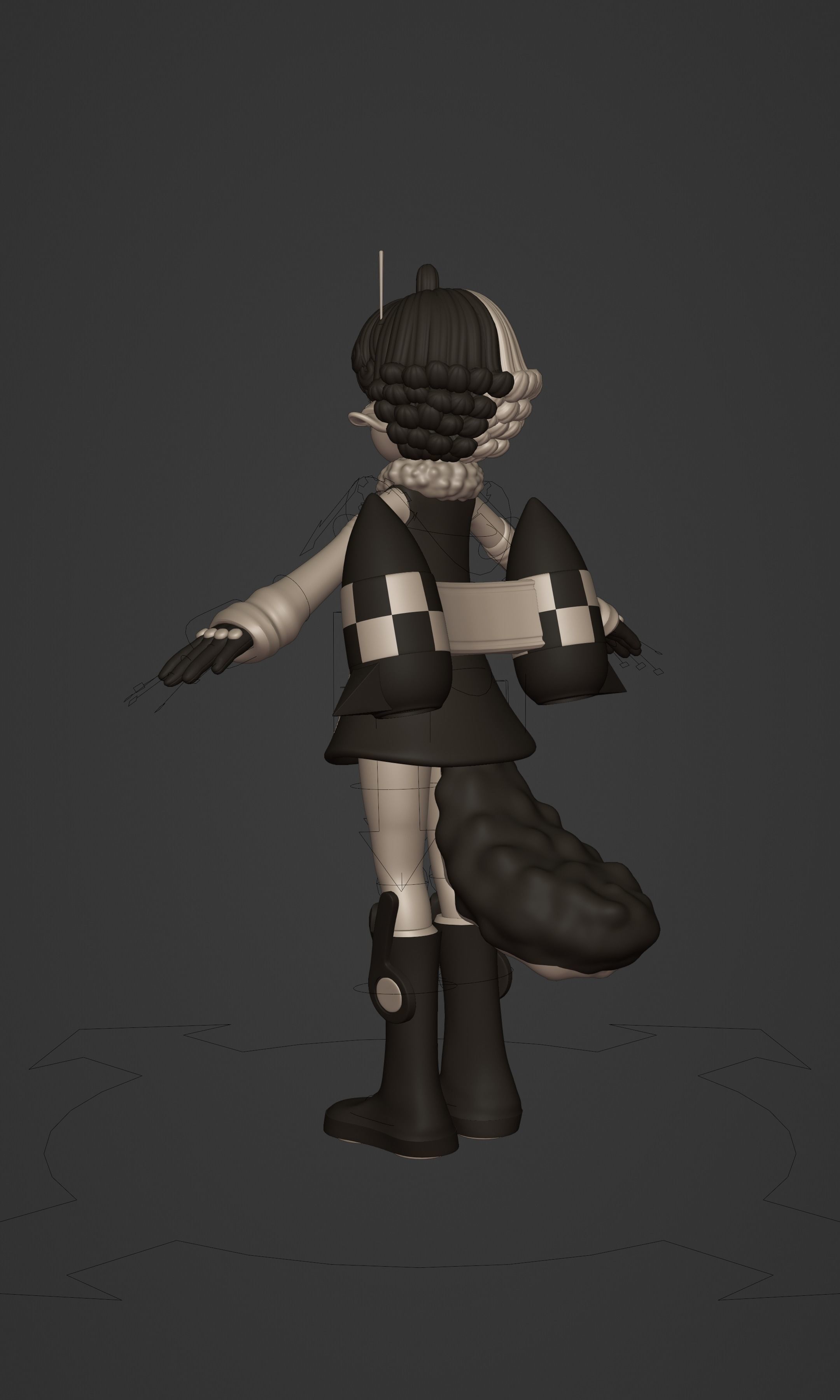 ONE PIECE VEGAPUNK  ATLAS FIGURE SCULPT Low-poly 3D model_32