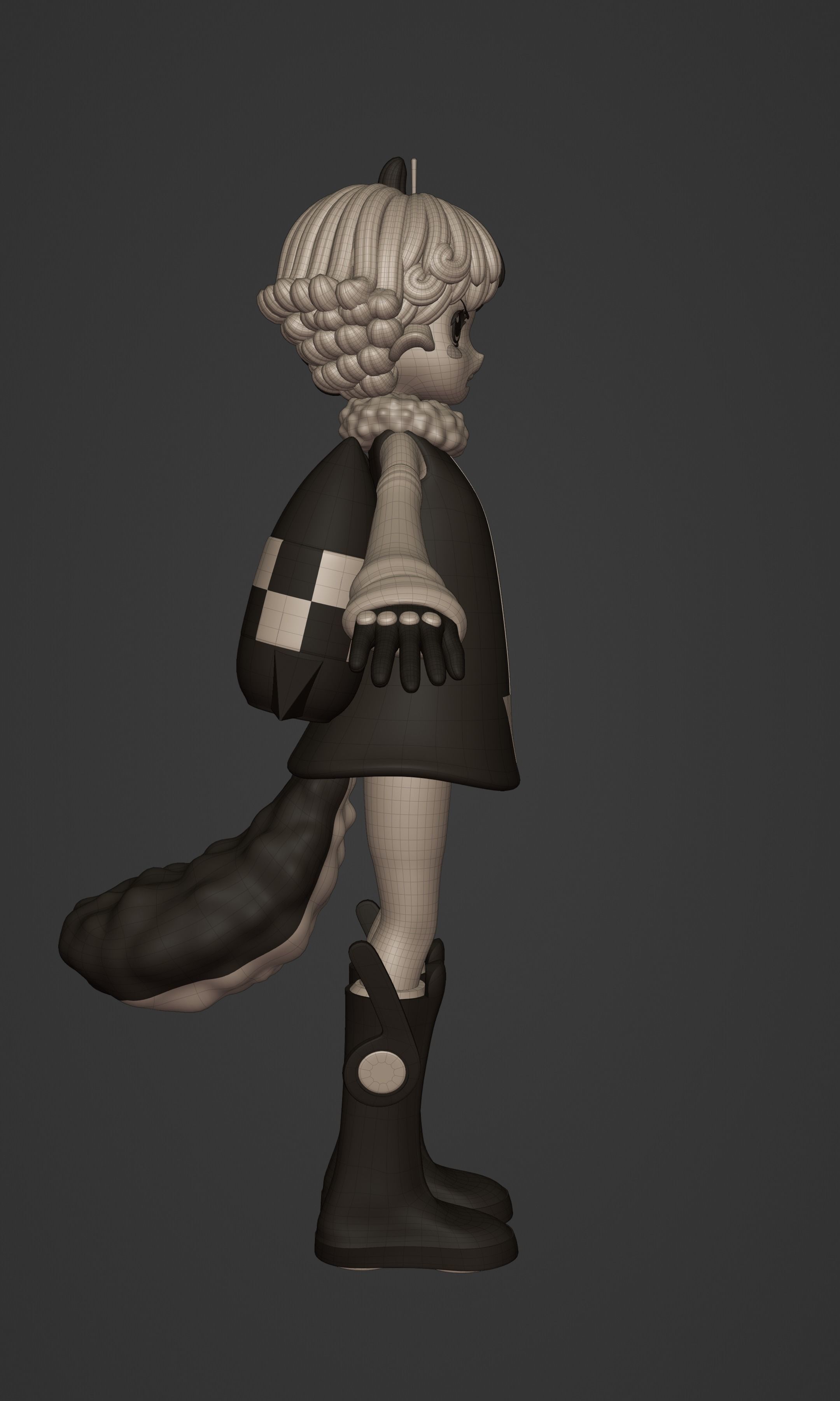 ONE PIECE VEGAPUNK  ATLAS FIGURE SCULPT Low-poly 3D model_27