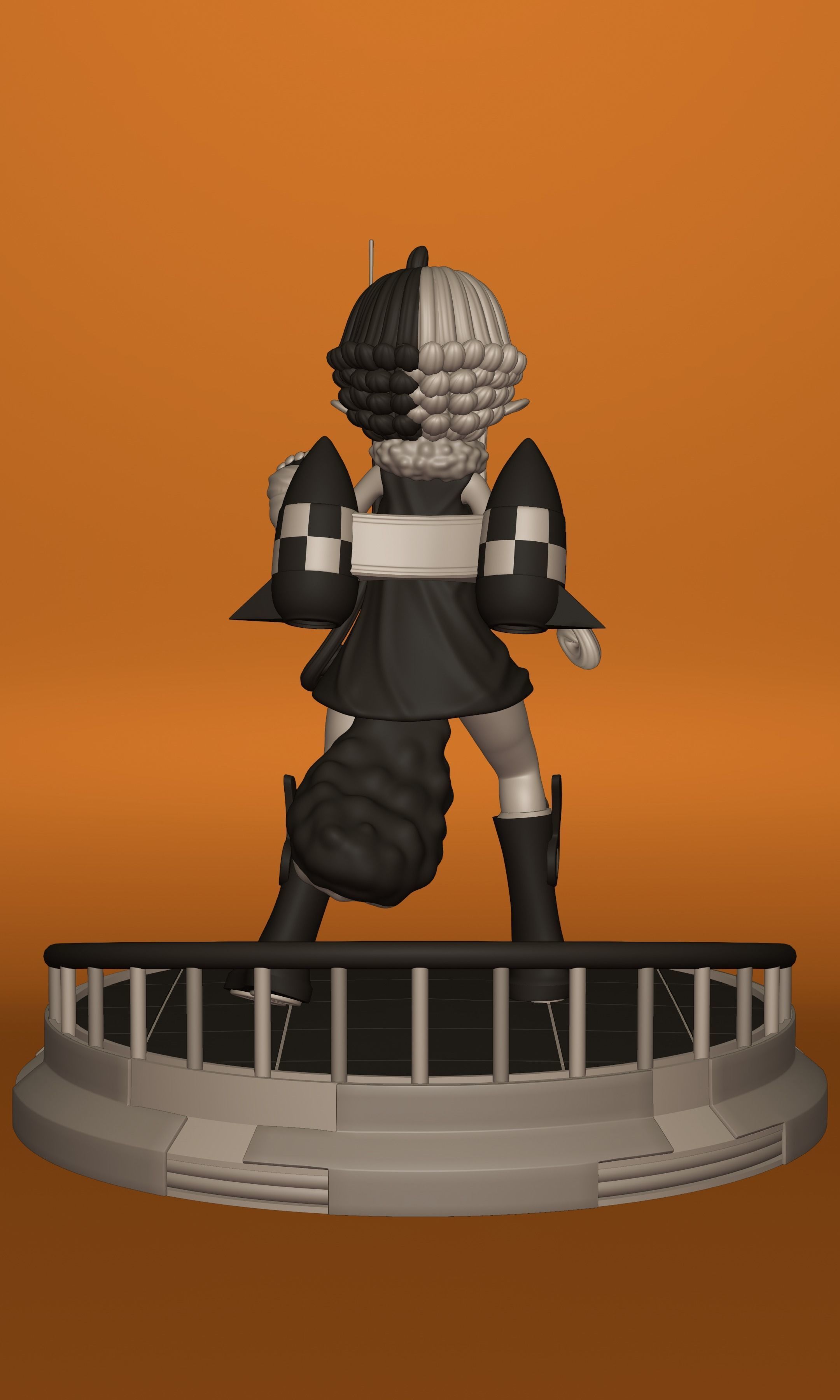 ONE PIECE VEGAPUNK  ATLAS FIGURE SCULPT Low-poly 3D model_5