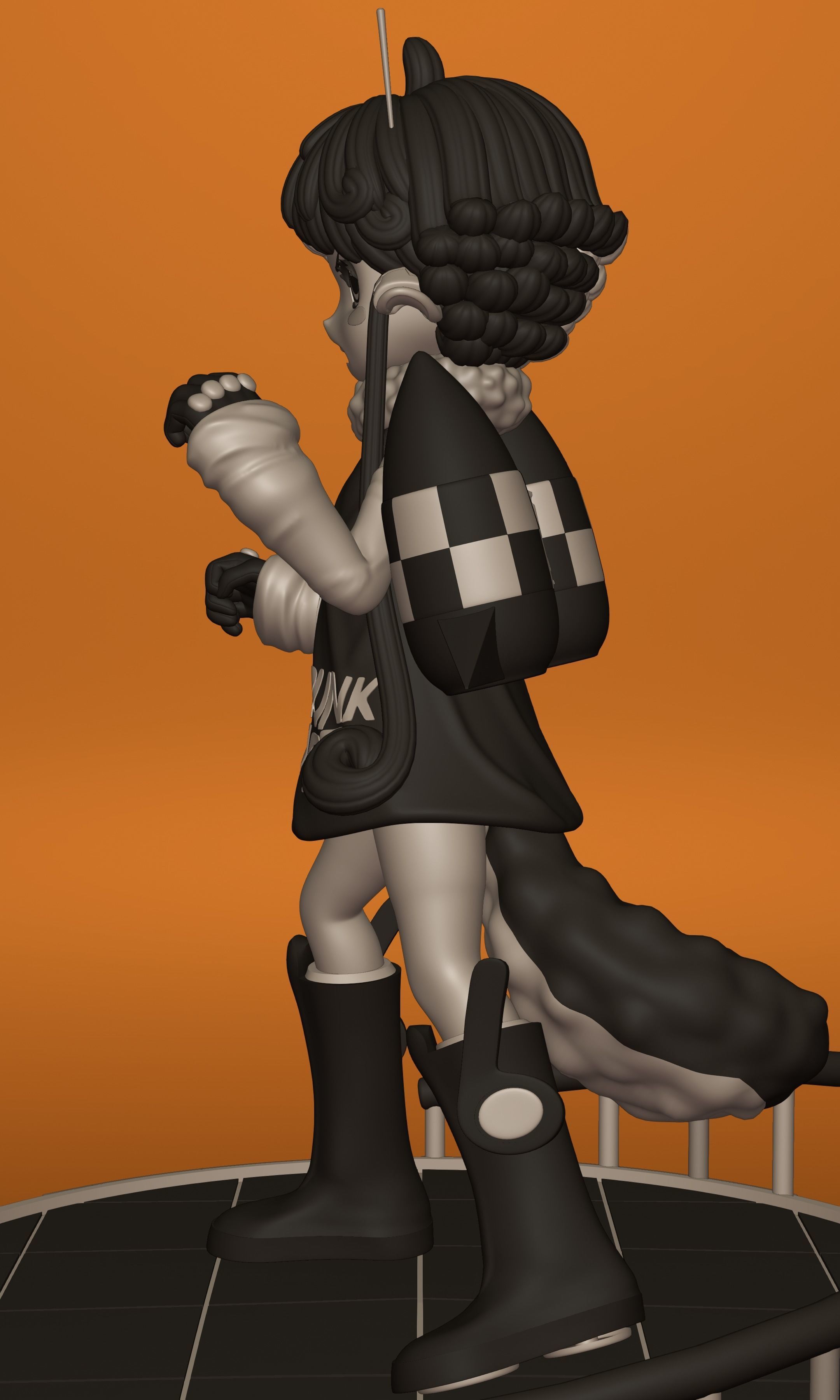 ONE PIECE VEGAPUNK  ATLAS FIGURE SCULPT Low-poly 3D model_11