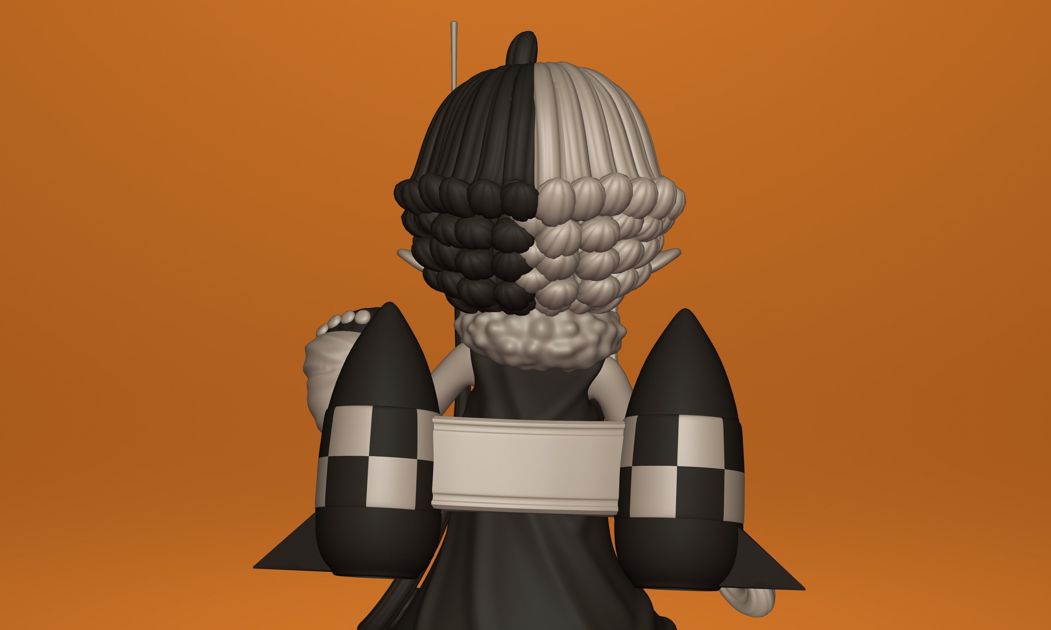 ONE PIECE VEGAPUNK  ATLAS FIGURE SCULPT Low-poly 3D model_16