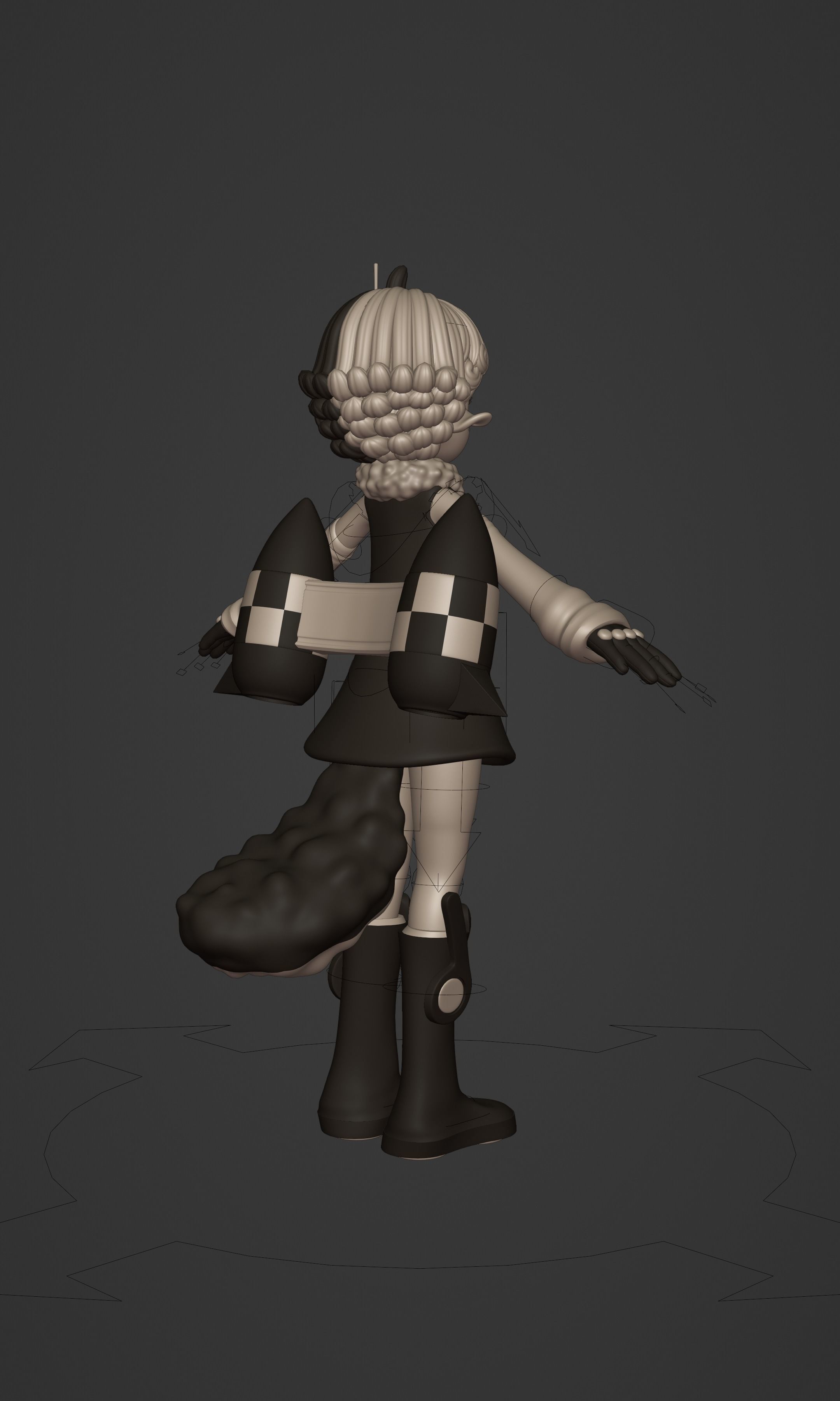 ONE PIECE VEGAPUNK  ATLAS FIGURE SCULPT Low-poly 3D model_34