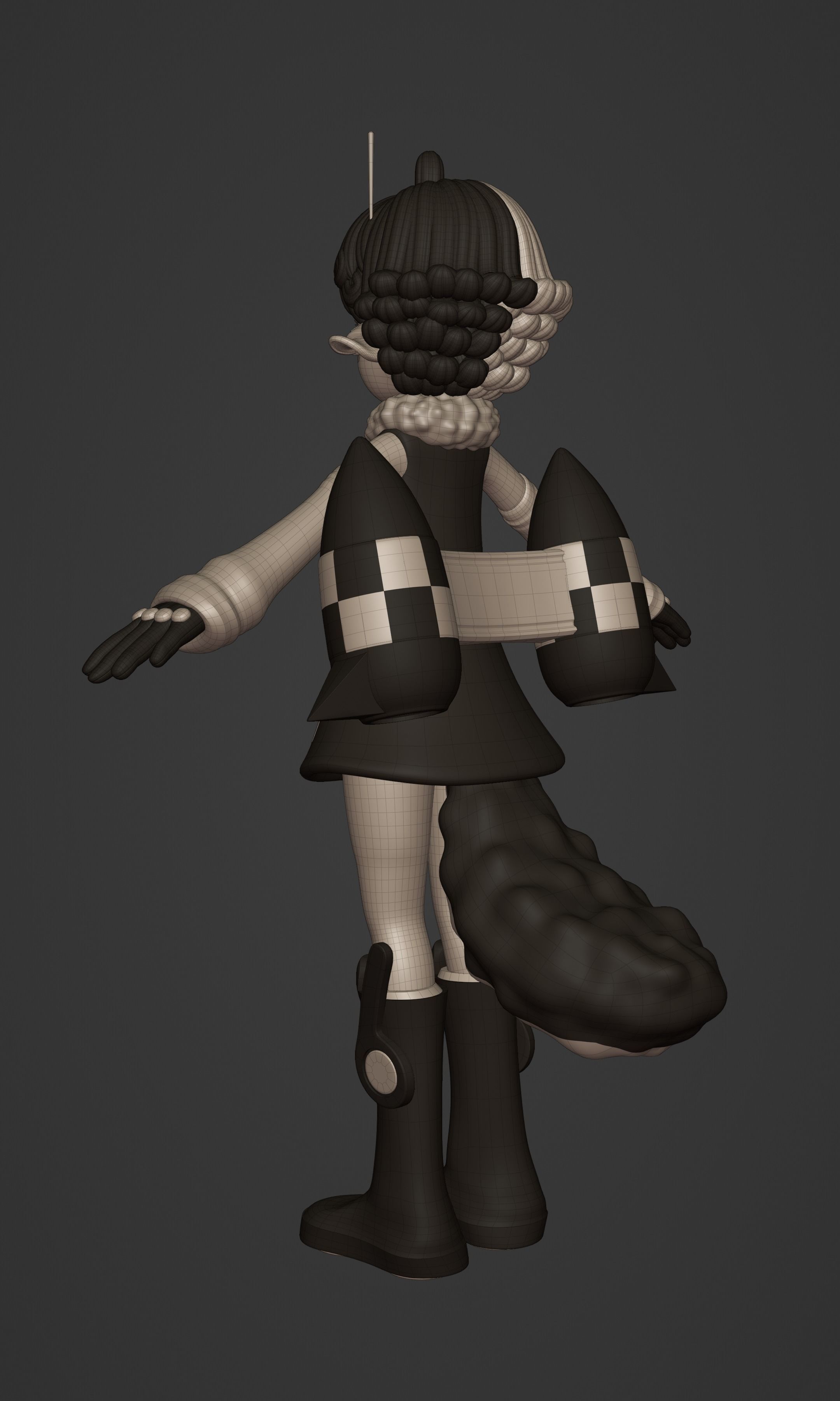 ONE PIECE VEGAPUNK  ATLAS FIGURE SCULPT Low-poly 3D model_24