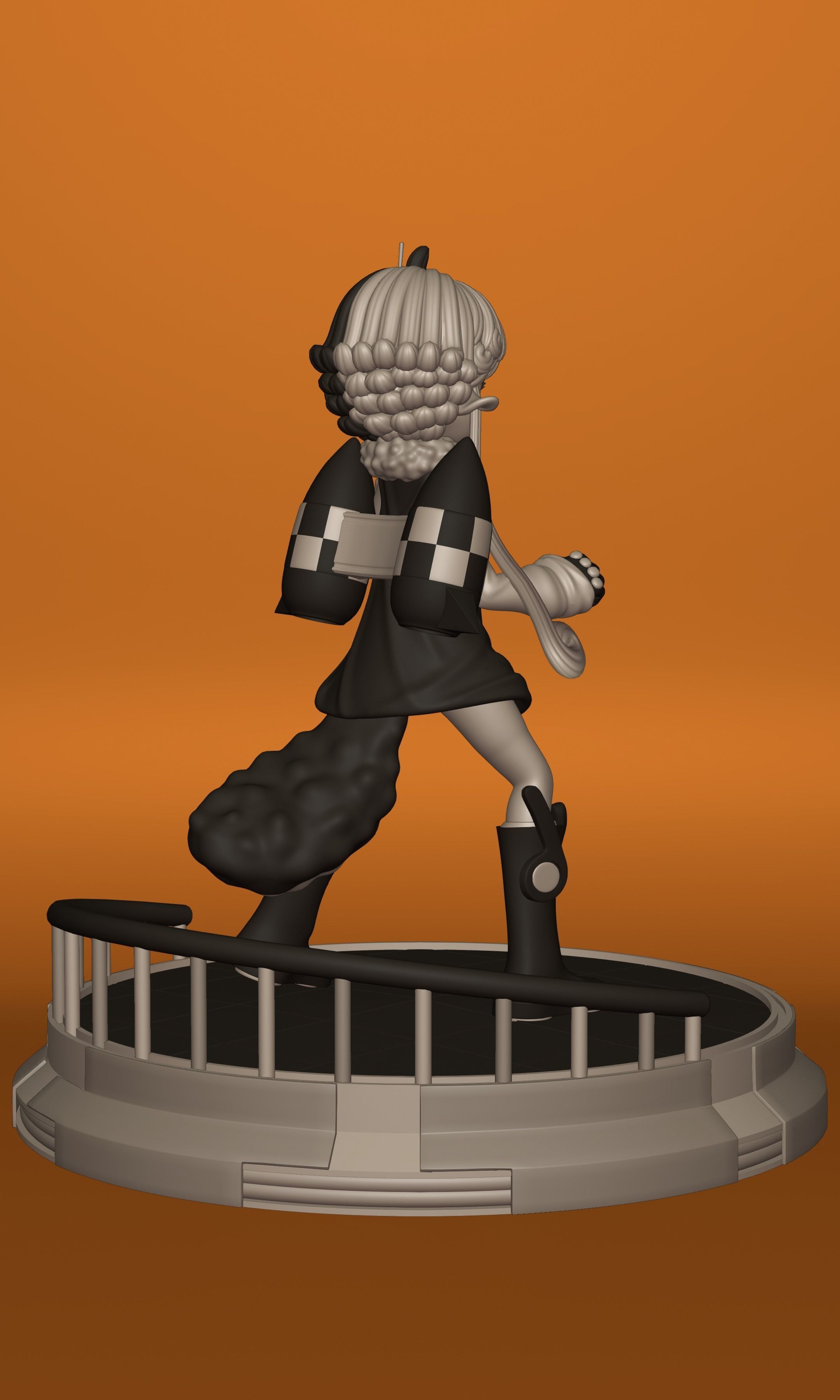 ONE PIECE VEGAPUNK  ATLAS FIGURE SCULPT Low-poly 3D model_6
