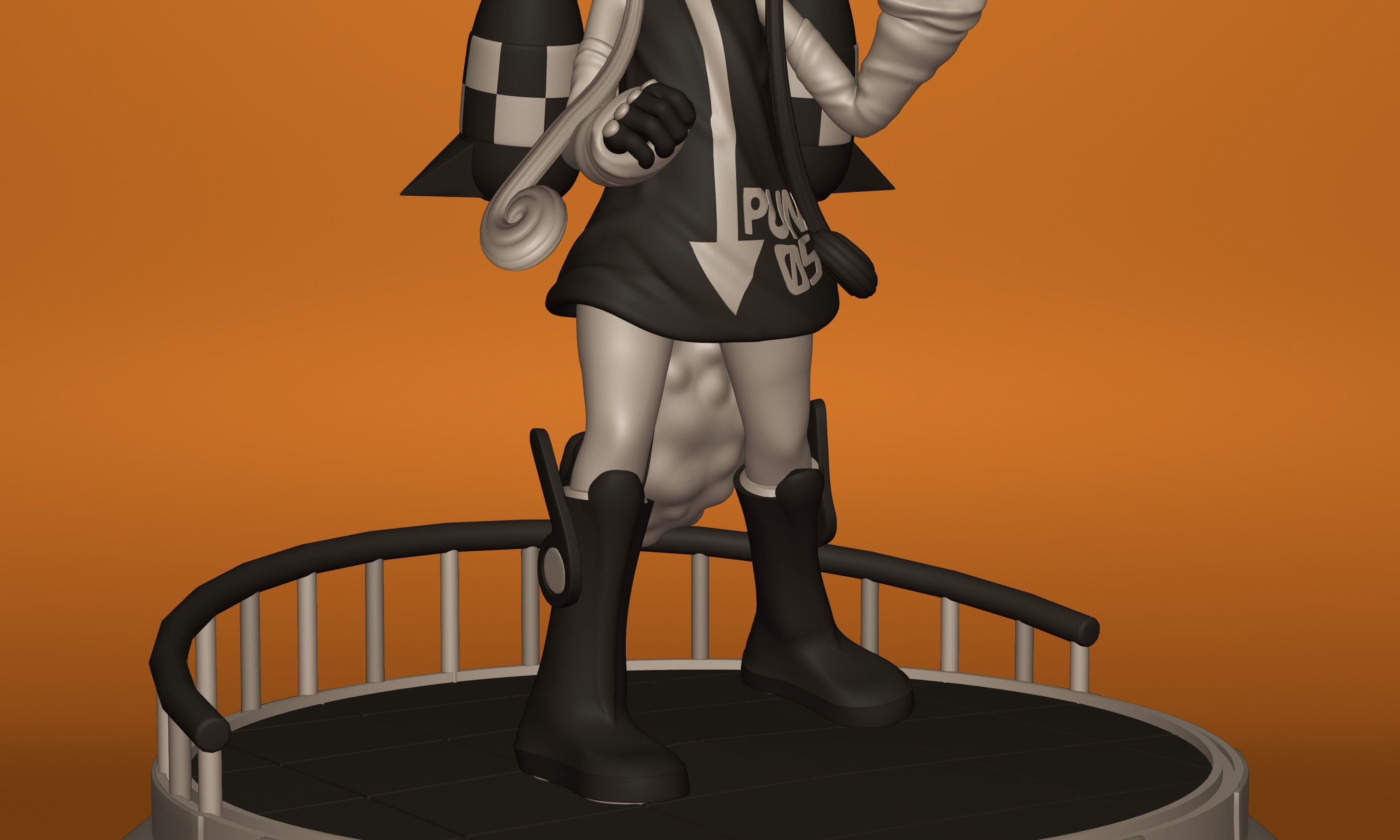 ONE PIECE VEGAPUNK  ATLAS FIGURE SCULPT Low-poly 3D model_19