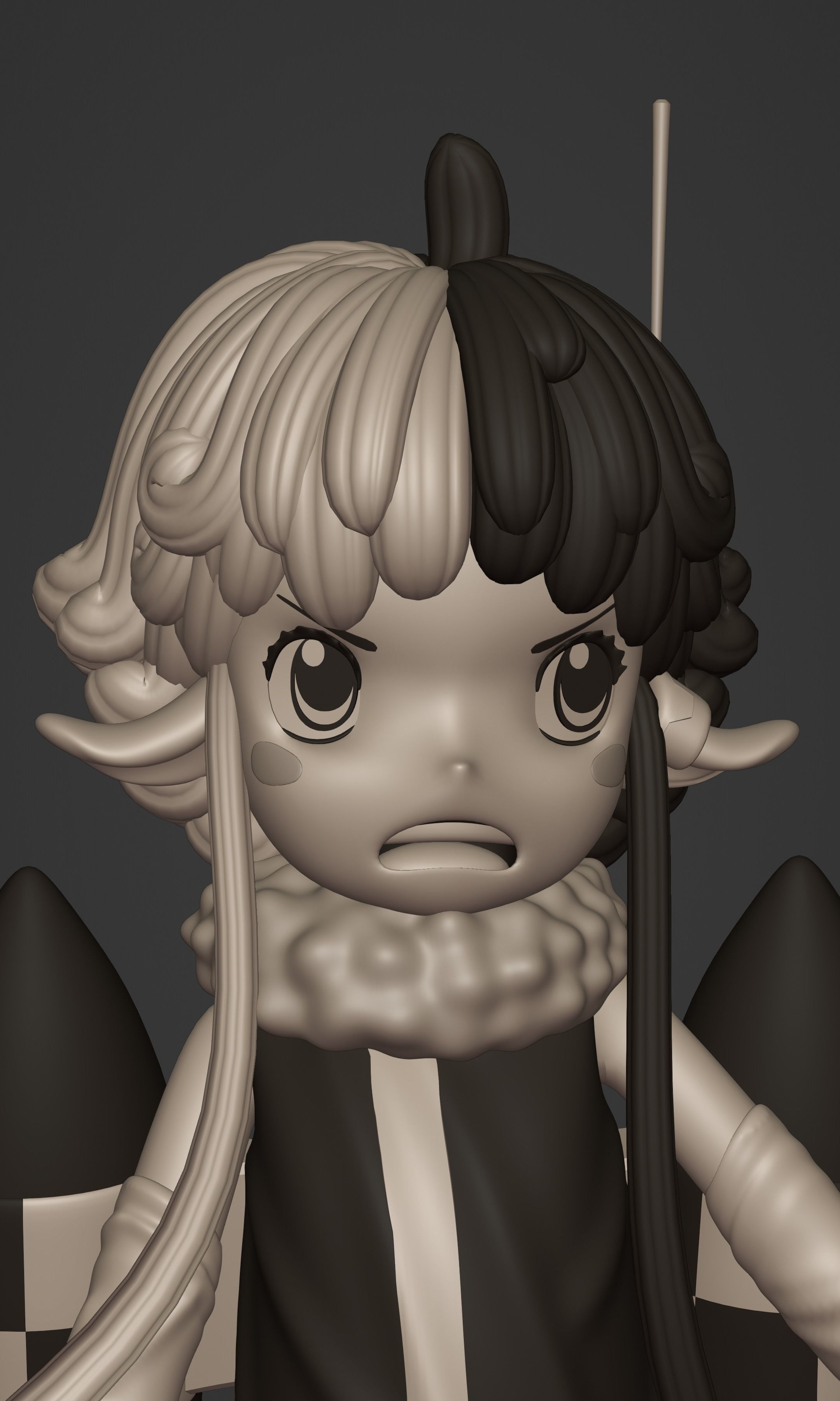 ONE PIECE VEGAPUNK  ATLAS FIGURE SCULPT Low-poly 3D model_44