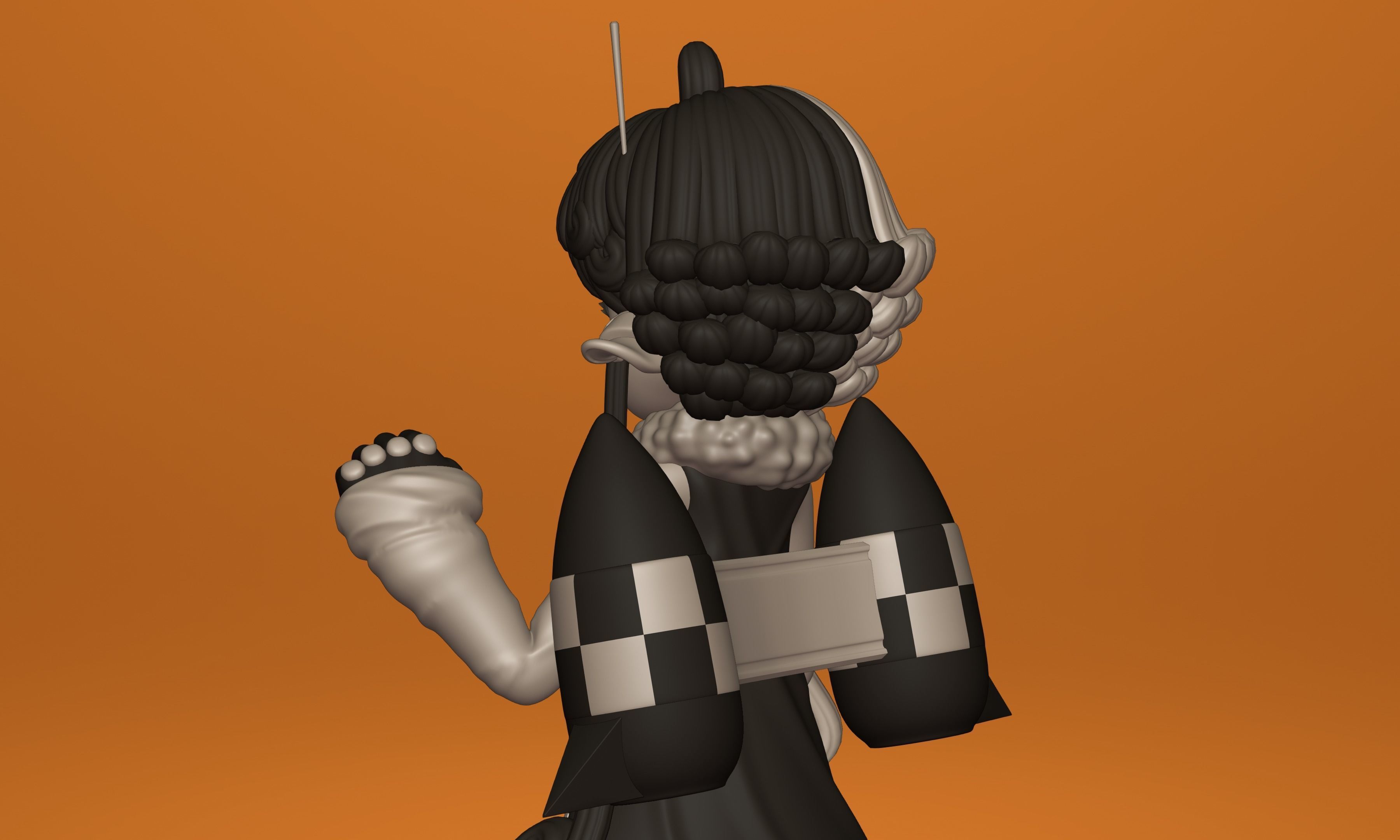 ONE PIECE VEGAPUNK  ATLAS FIGURE SCULPT Low-poly 3D model_15