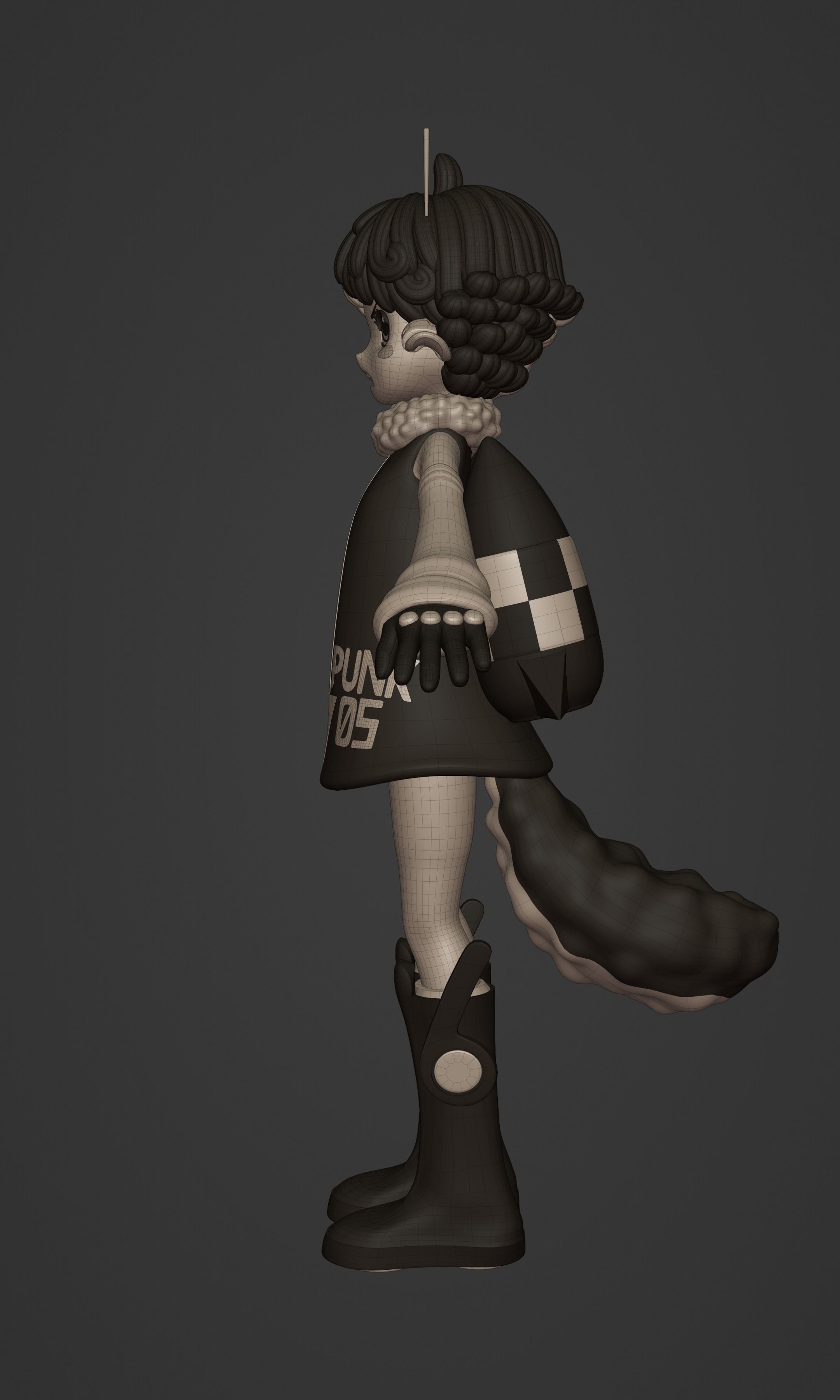 ONE PIECE VEGAPUNK  ATLAS FIGURE SCULPT Low-poly 3D model_23