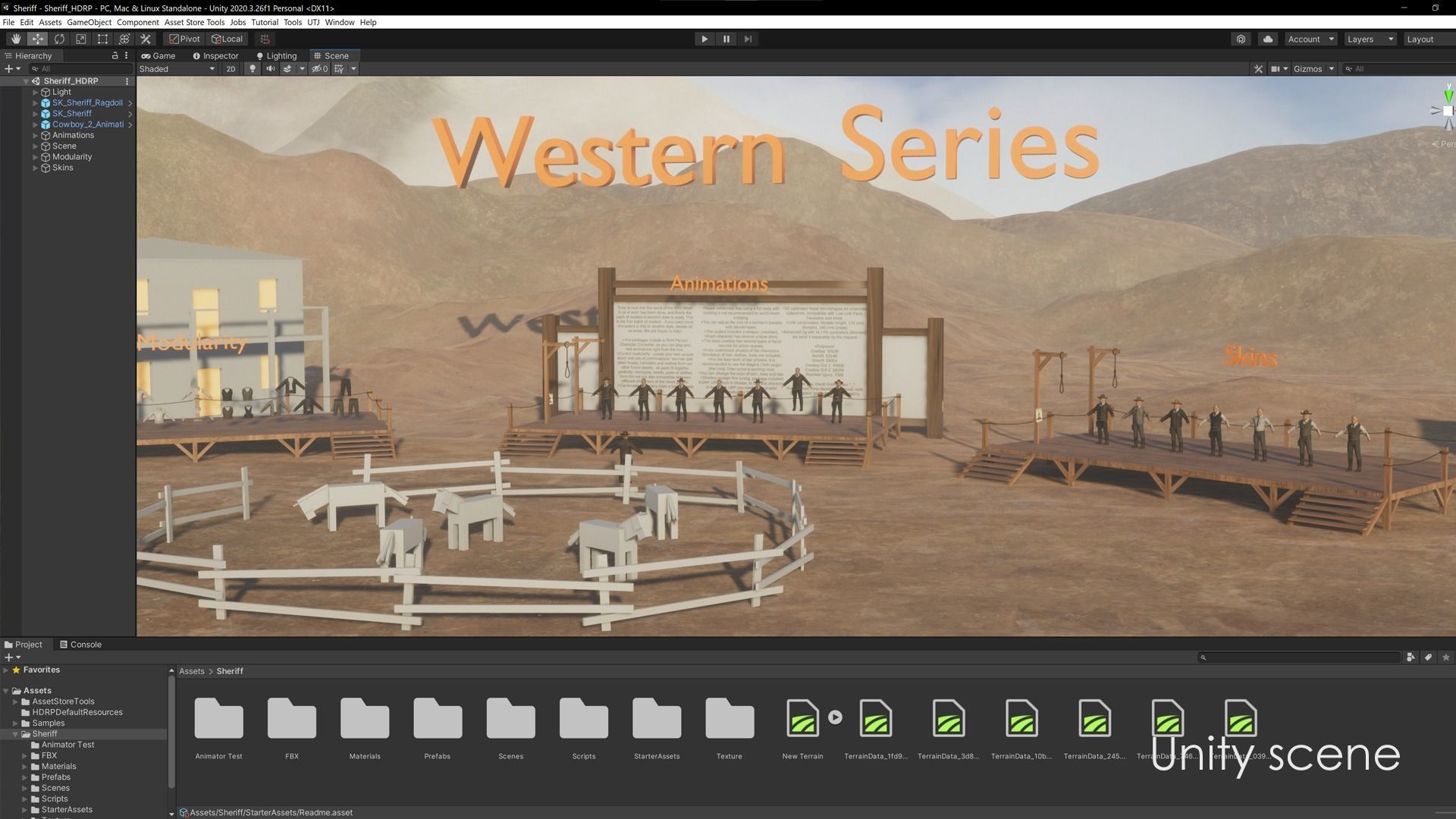 Sheriff  Western Wild West Adventure Survival Shooter Character Low-poly 3D model_22