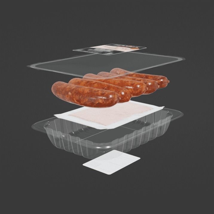 Italian Sausage 3D model_8