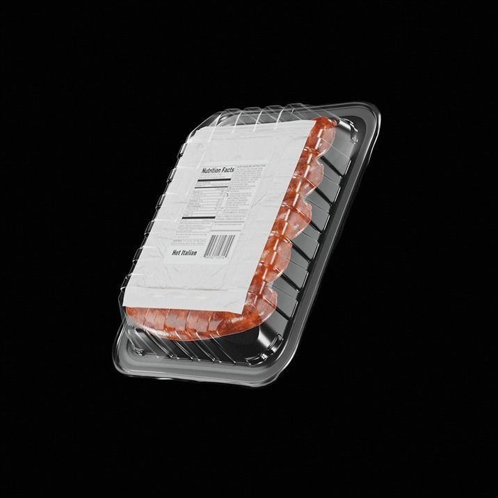 Italian Sausage 3D model_6