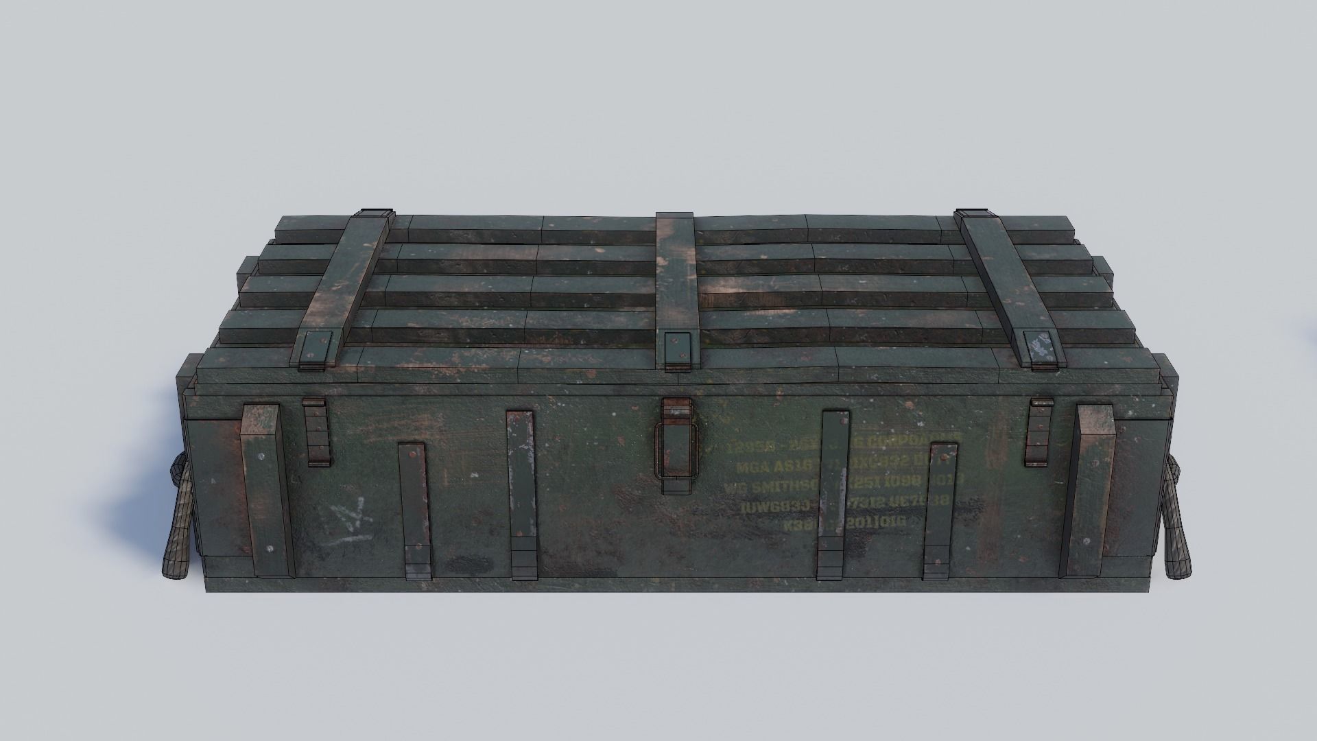 Army and Industrial Prop Pack Low-poly 3D model_14