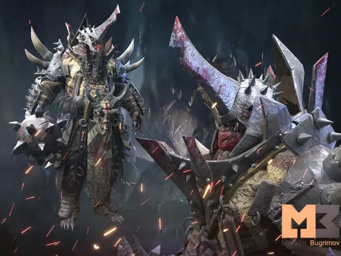 Troll Cannibal Low-poly 3D model_0