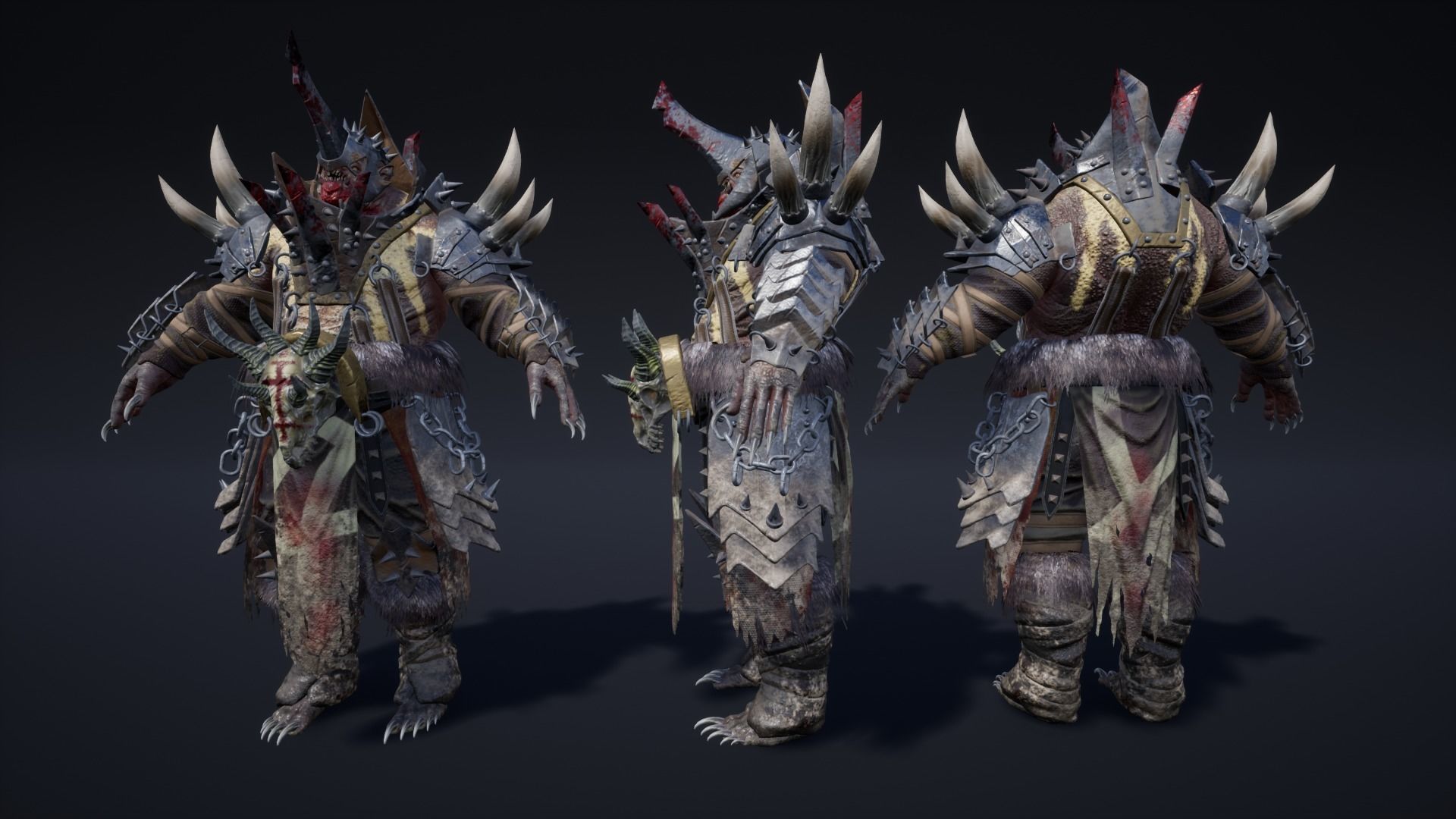 Troll Cannibal Low-poly 3D model_8