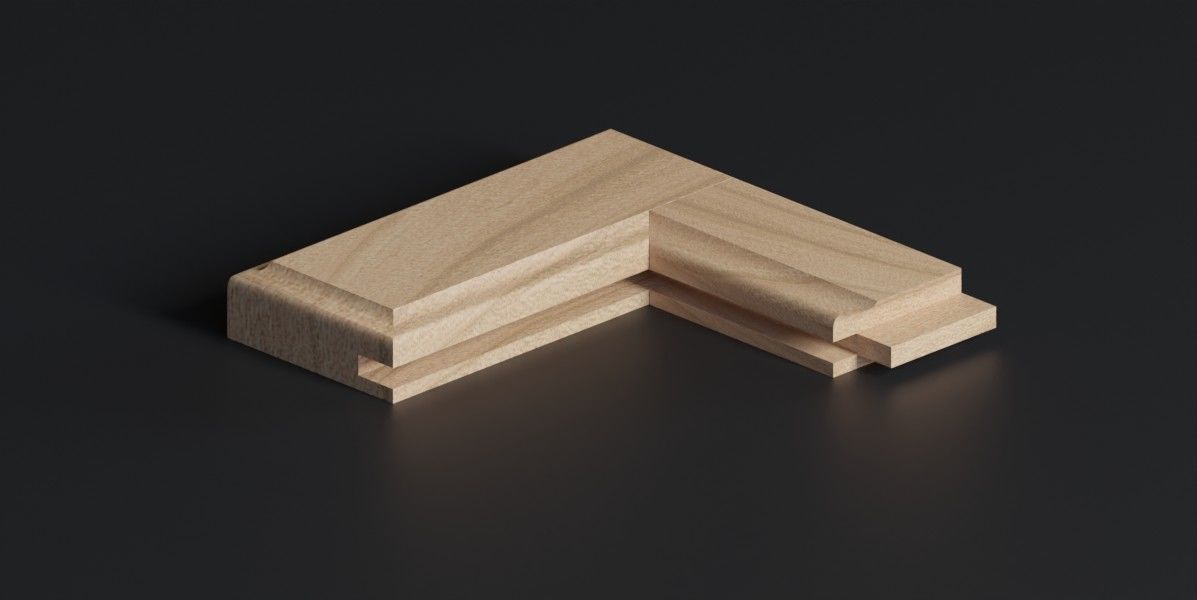 Kitchen Cabinet Doors 3D model_6