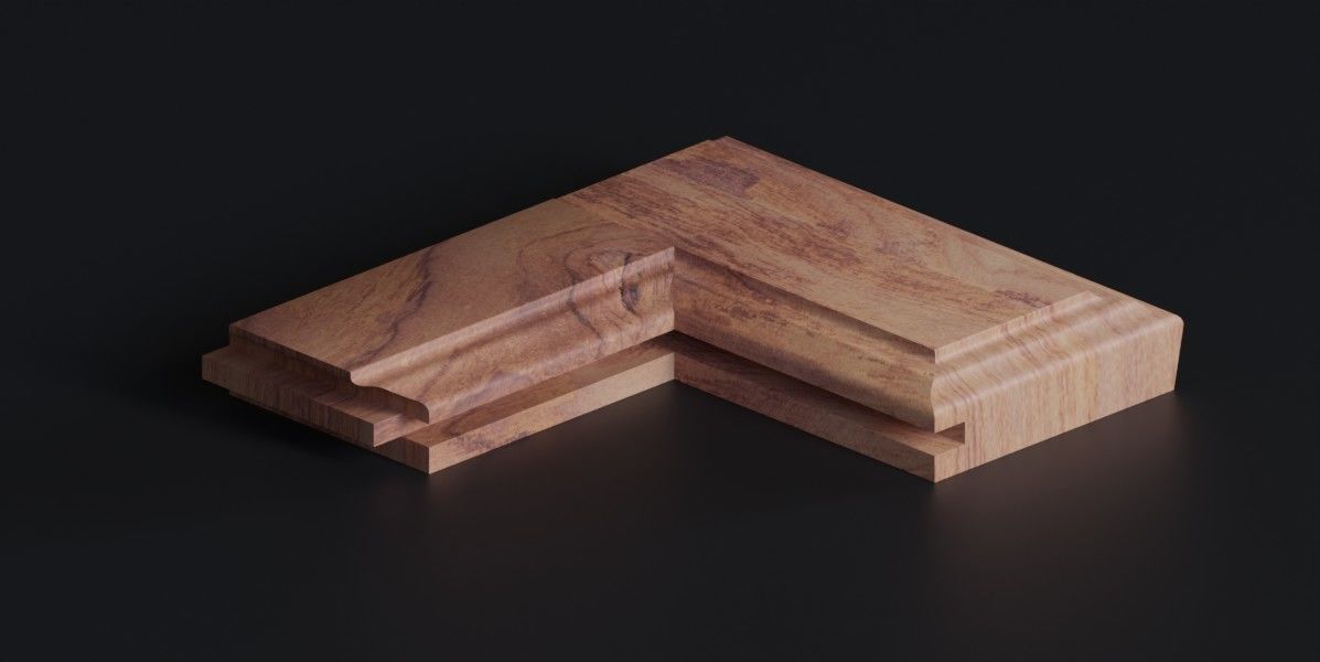 Kitchen Cabinet Doors 3D model_4