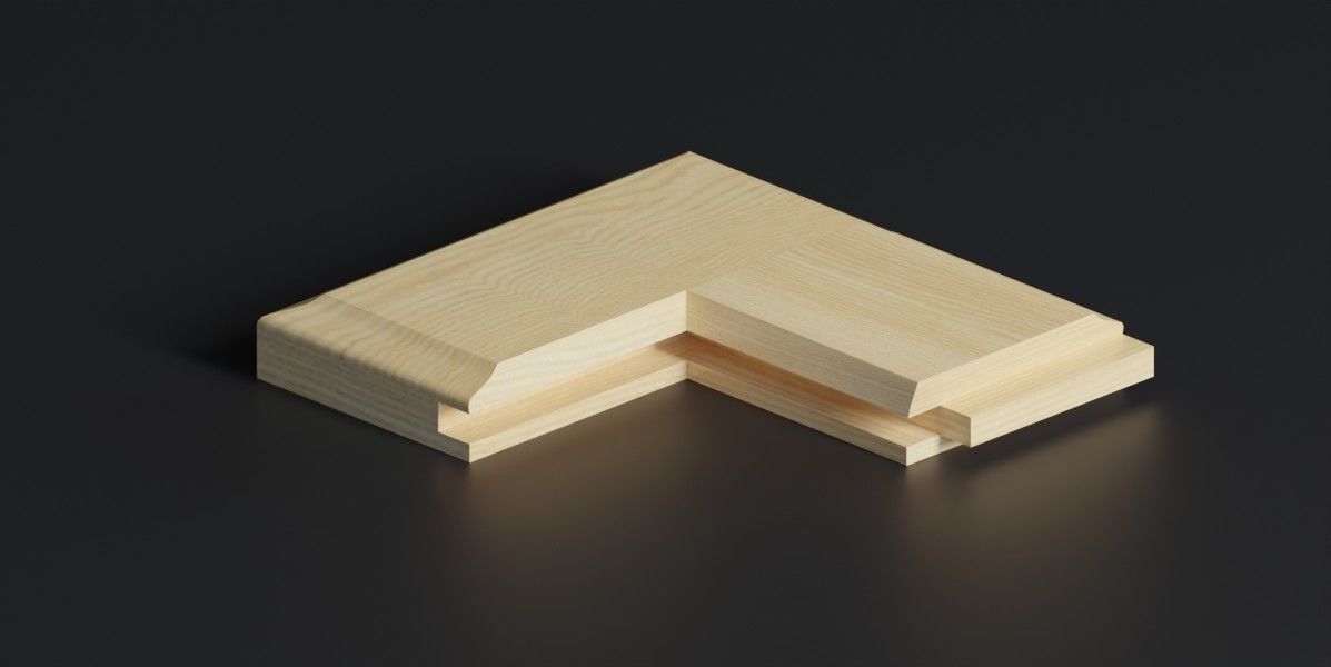 Kitchen Cabinet Doors 3D model_10