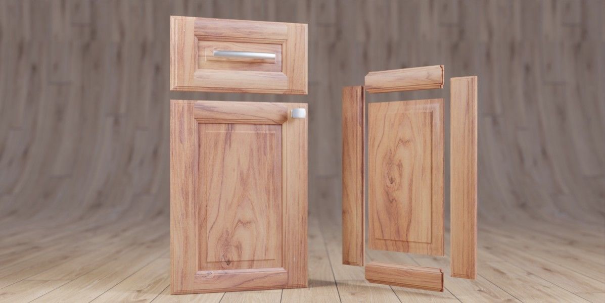 Kitchen Cabinet Doors 3D model_3