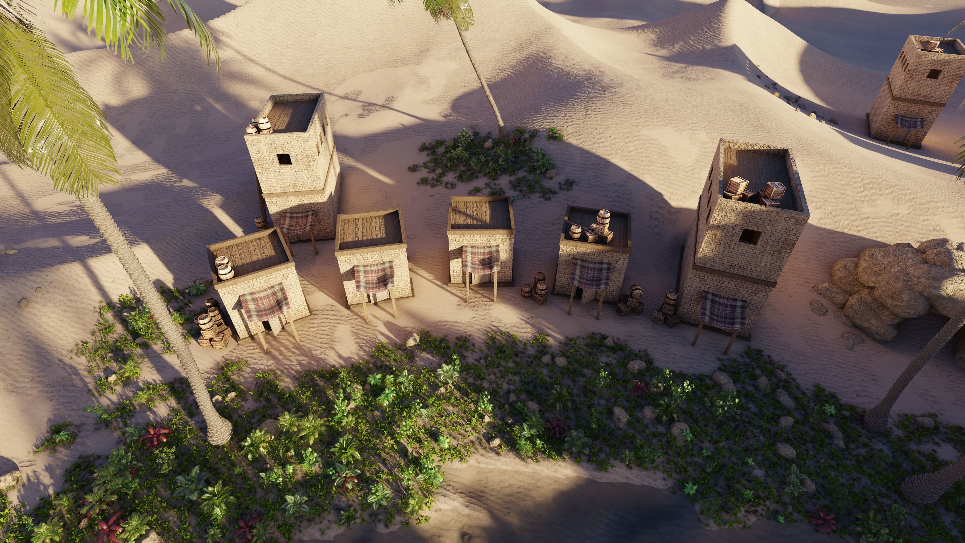 Oasis Scene 3D model_15