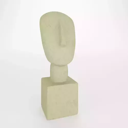 Jysk Eske head sculpture