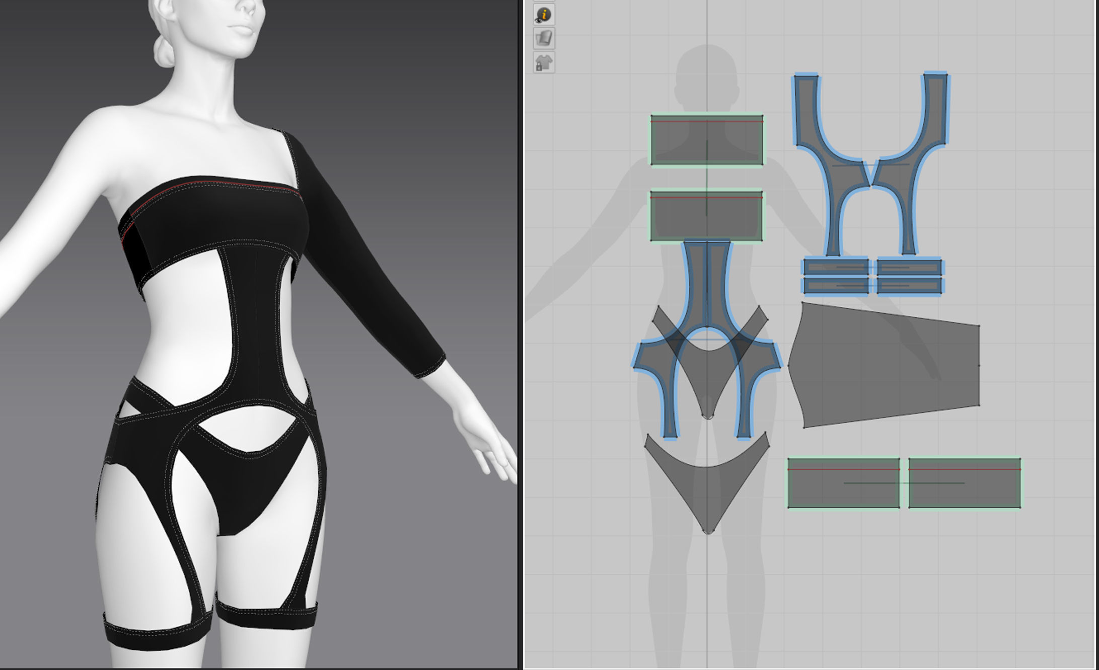 10 Body Dress Woman 3D model_4